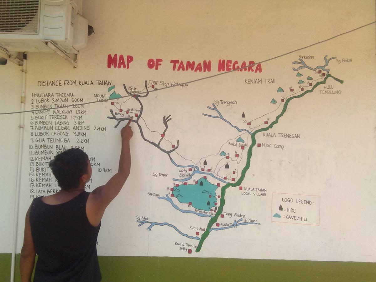 Delimah Guesthouse Kuala Tahan Eksteriør bilde