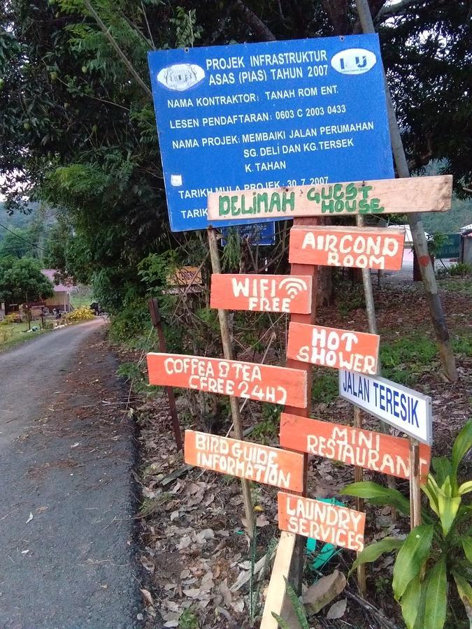 Delimah Guesthouse Kuala Tahan Eksteriør bilde